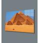 Preview: Pyramiden Art Design rechteckiges spezial Glasbild!